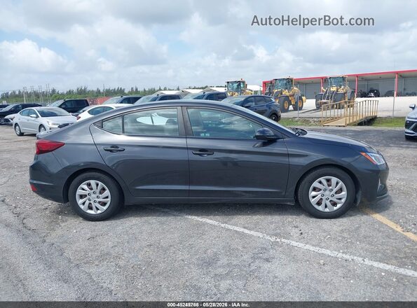 5NPD74LF6LH601487 2020 HYUNDAI ELANTRA Gray Rear interior view