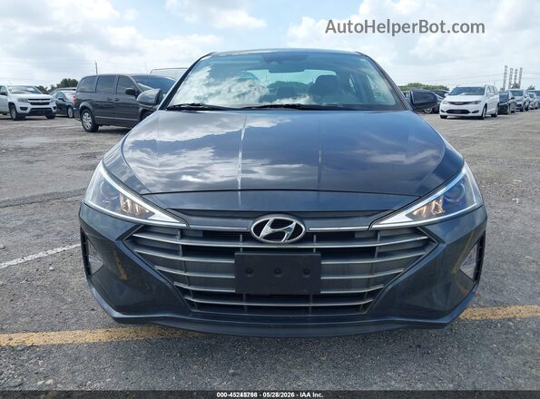 5NPD74LF6LH601487 2020 HYUNDAI ELANTRA Gray Front view