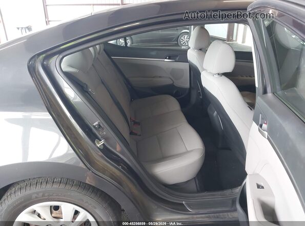 5NPD74LF6LH612554 2020 HYUNDAI ELANTRA Gray Vista de la etiqueta del VIN