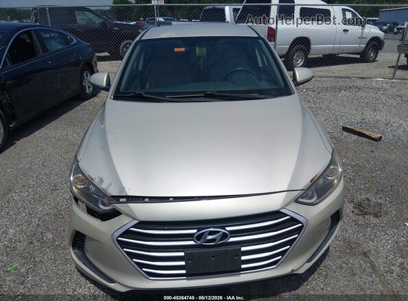 5NPD74LF7HH064183 2017 HYUNDAI ELANTRA Tan Սարքավորումների վահանակի տեսք