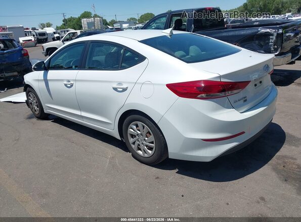 5NPD74LF7HH080867 2017 HYUNDAI ELANTRA White Trasero izquierdo