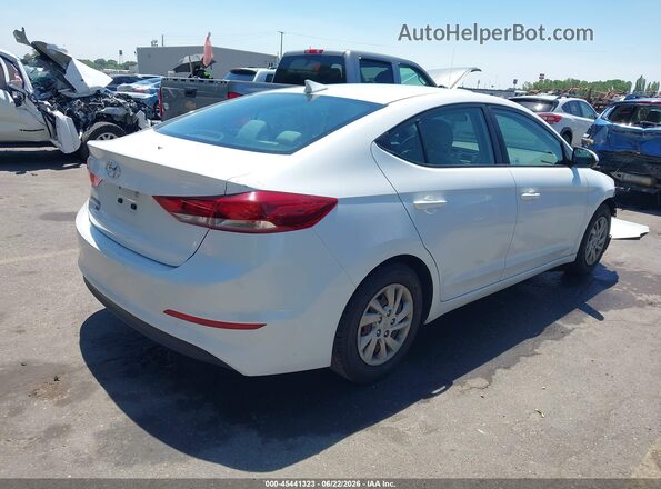5NPD74LF7HH080867 2017 HYUNDAI ELANTRA White Trasero derecho