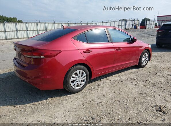 5NPD74LF7HH101328 2017 HYUNDAI ELANTRA Red Rear right