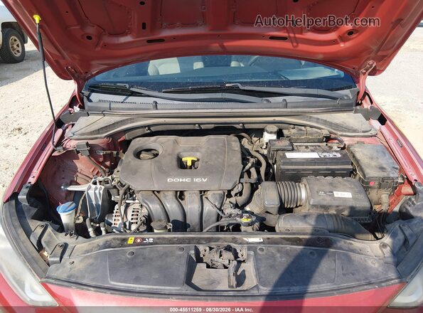 5NPD74LF7HH101328 2017 HYUNDAI ELANTRA Red Rear view