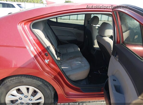 5NPD74LF7HH101328 2017 HYUNDAI ELANTRA Red VIN sticker view