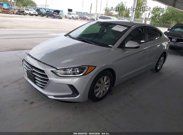 5NPD74LF7HH103922 2017 HYUNDAI ELANTRA Silver Przód lewy