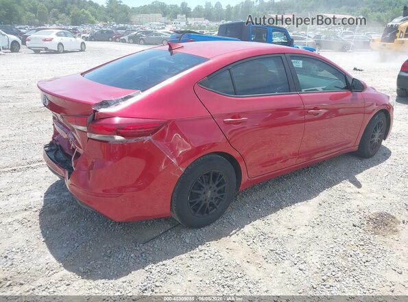 5NPD74LF7HH108098 2017 HYUNDAI ELANTRA Red Հետևի աջ