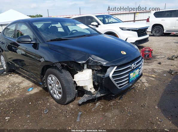 5NPD74LF7HH153848 2017 HYUNDAI ELANTRA Black Դիմացի տեսք