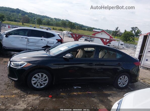 5NPD74LF7HH153848 2017 HYUNDAI ELANTRA Black Սալոնի 360 աստիճան տեսք