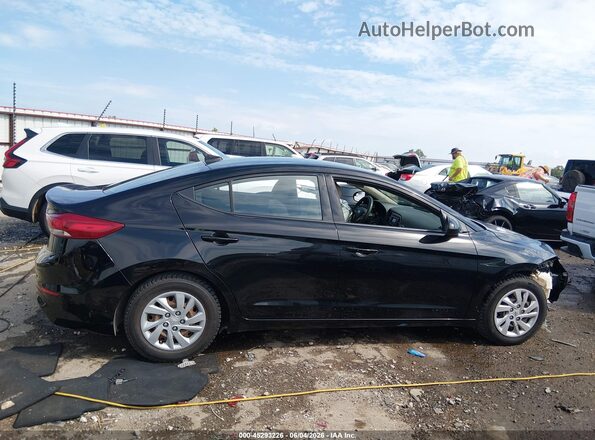5NPD74LF7HH153848 2017 HYUNDAI ELANTRA Black Սալոնի հետևի տեսք