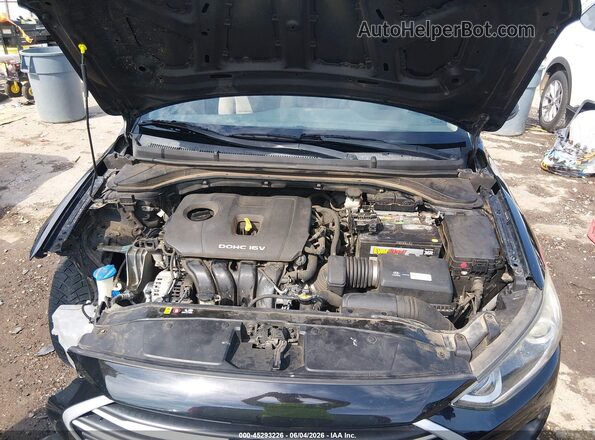 5NPD74LF7HH153848 2017 HYUNDAI ELANTRA Black Հետևի տեսք