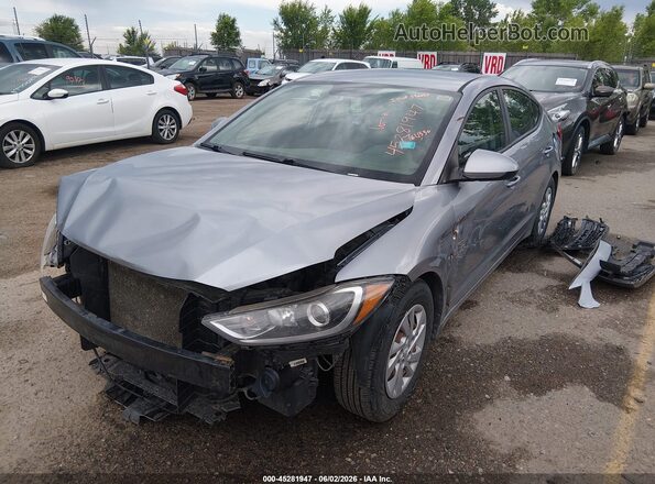 5NPD74LF7HH181164 2017 HYUNDAI ELANTRA Gray Front left