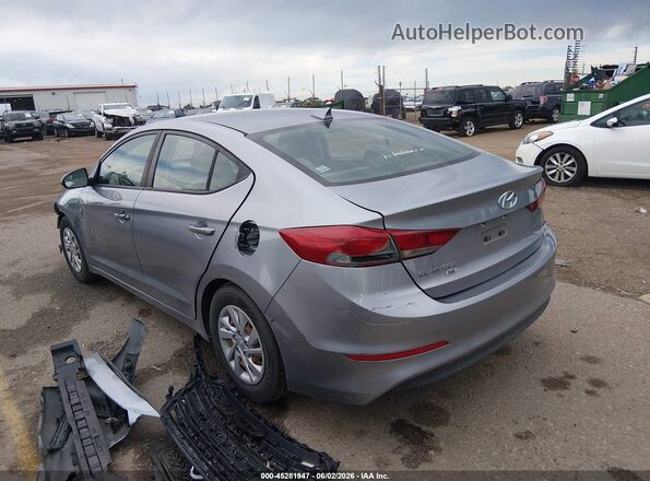 5NPD74LF7HH181164 2017 HYUNDAI ELANTRA Gray Rear left