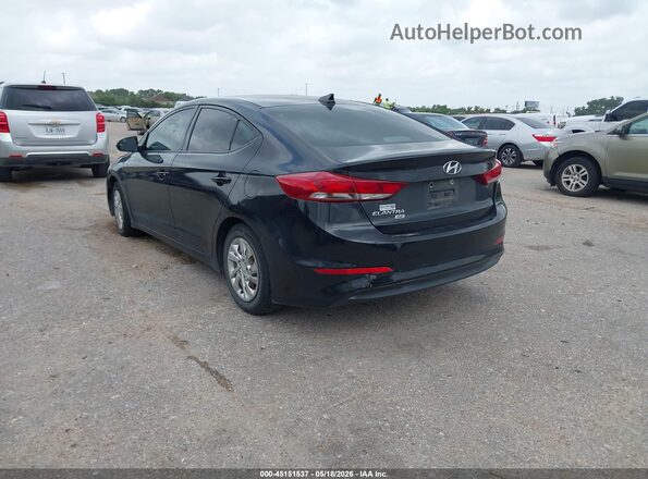 5NPD74LF7HH201171 2017 HYUNDAI ELANTRA Black Rear left
