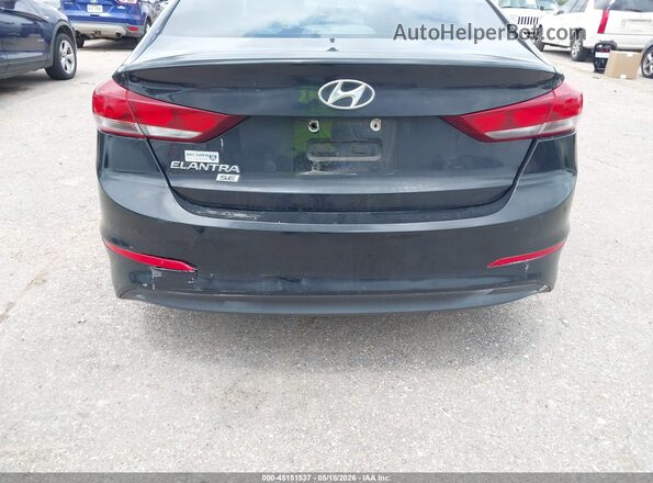 5NPD74LF7HH201171 2017 HYUNDAI ELANTRA Black Front view