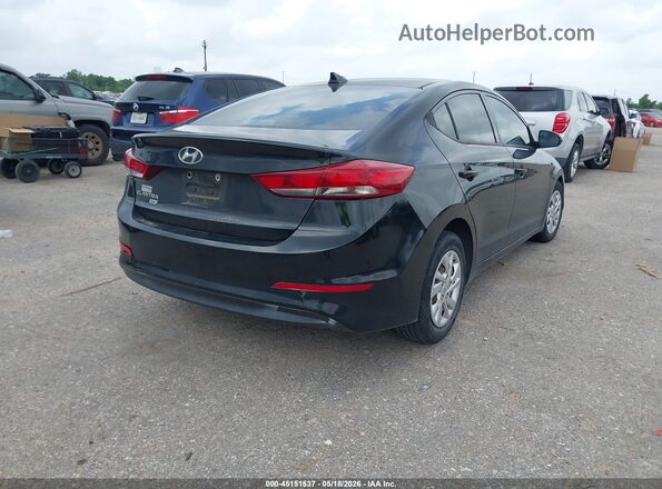 5NPD74LF7HH201171 2017 HYUNDAI ELANTRA Black Rear right