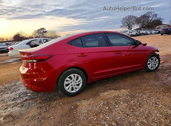 5NPD74LF7JH224021 2018 HYUNDAI ELANTRA Red Trasero derecho