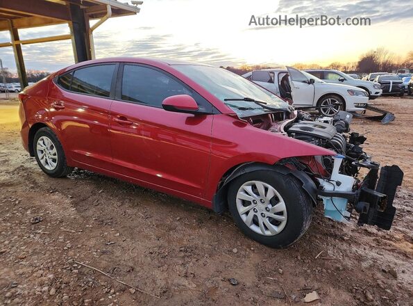 5NPD74LF7JH224021 2018 HYUNDAI ELANTRA Red Delantero derecho