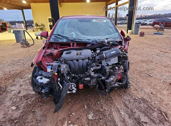 5NPD74LF7JH224021 2018 HYUNDAI ELANTRA Red Vista frontal