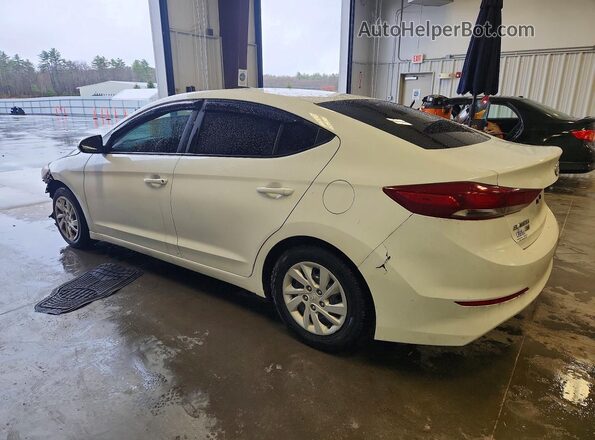5NPD74LF7JH228831 2018 HYUNDAI ELANTRA White Trasero izquierdo