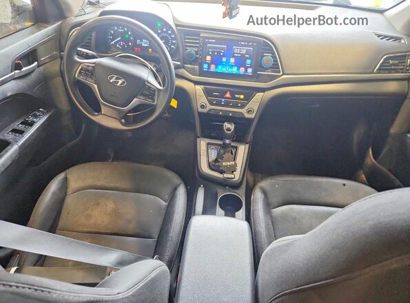 5NPD74LF7JH228831 2018 HYUNDAI ELANTRA White Vista del salpicadero