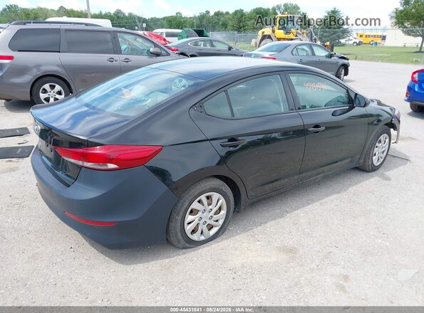 5NPD74LF7JH261599 2018 HYUNDAI ELANTRA Black Задня права чверть