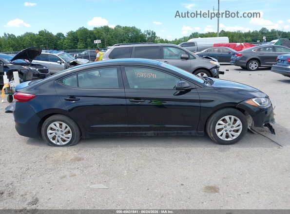 5NPD74LF7JH261599 2018 HYUNDAI ELANTRA Black Вид задньої частини салону