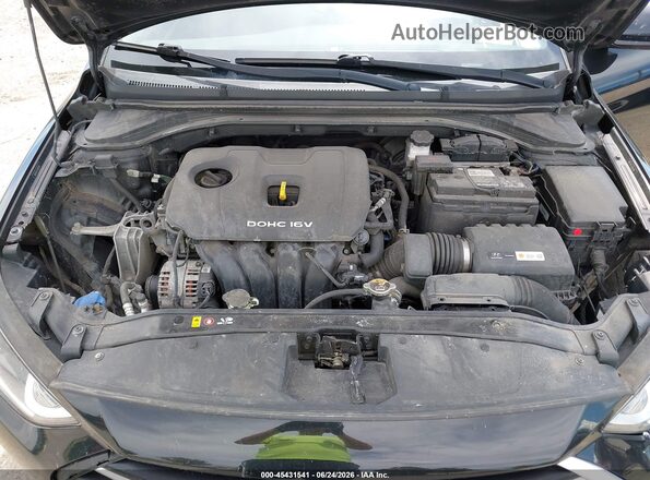 5NPD74LF7JH261599 2018 HYUNDAI ELANTRA Black Вид ззаду