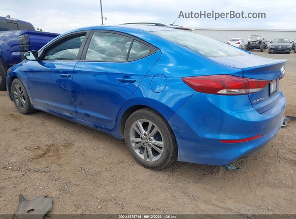 5NPD74LF7JH276457 2018 HYUNDAI ELANTRA Blue 