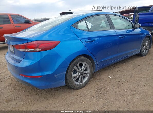 5NPD74LF7JH276457 2018 HYUNDAI ELANTRA Blue 