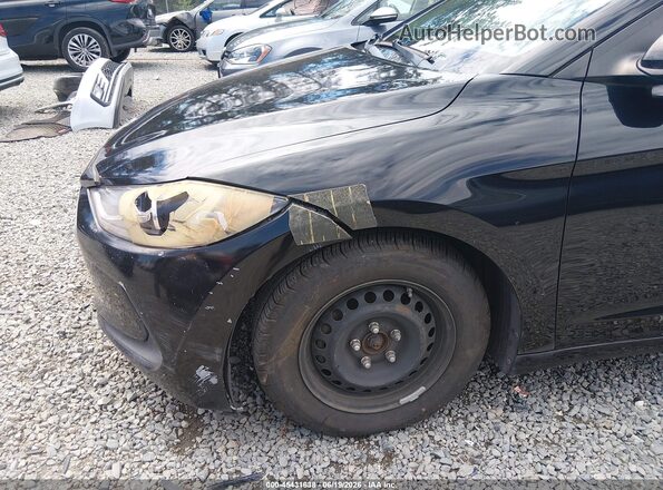 5NPD74LF7JH316049 2018 HYUNDAI ELANTRA Черный Вид спереди