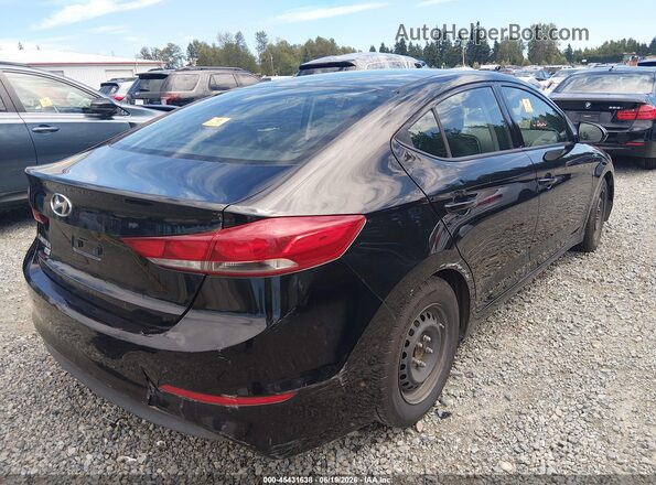 5NPD74LF7JH316049 2018 HYUNDAI ELANTRA Черный Задняя правая четверть