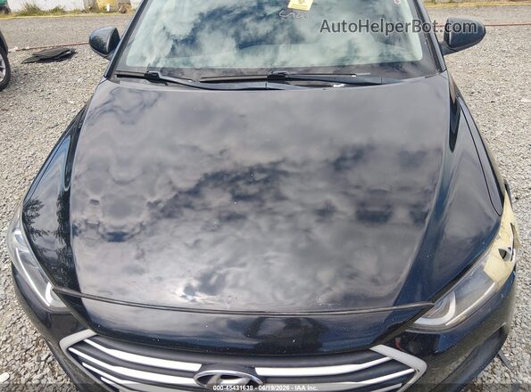 5NPD74LF7JH316049 2018 HYUNDAI ELANTRA Черный Вид сзади