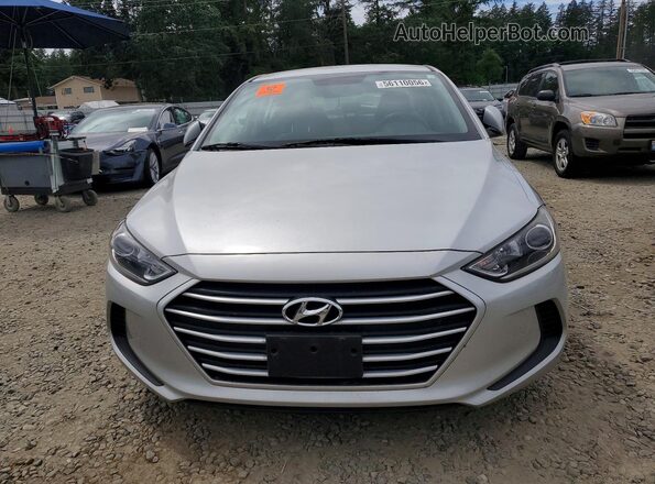 5NPD74LF7JH342263 2018 HYUNDAI ELANTRA Silver წინა ხედი