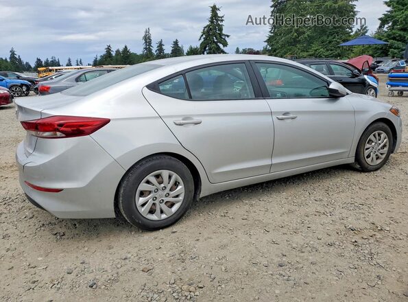 5NPD74LF7JH342263 2018 HYUNDAI ELANTRA Silver უკანა მარჯვენა