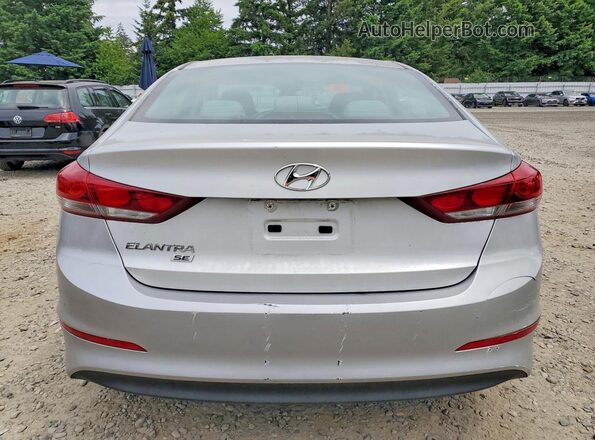 5NPD74LF7JH342263 2018 HYUNDAI ELANTRA Silver უკანა ხედი