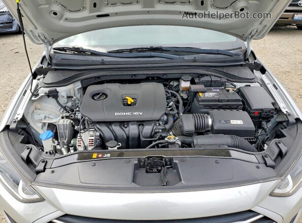 5NPD74LF7JH342263 2018 HYUNDAI ELANTRA Silver უკანა სალონის ხედი