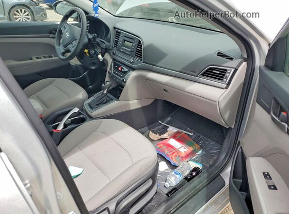 5NPD74LF7JH342263 2018 HYUNDAI ELANTRA Silver წინა პანელის ხედი