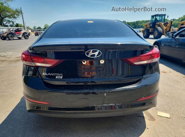 5NPD74LF7JH345048 2018 HYUNDAI ELANTRA Black 