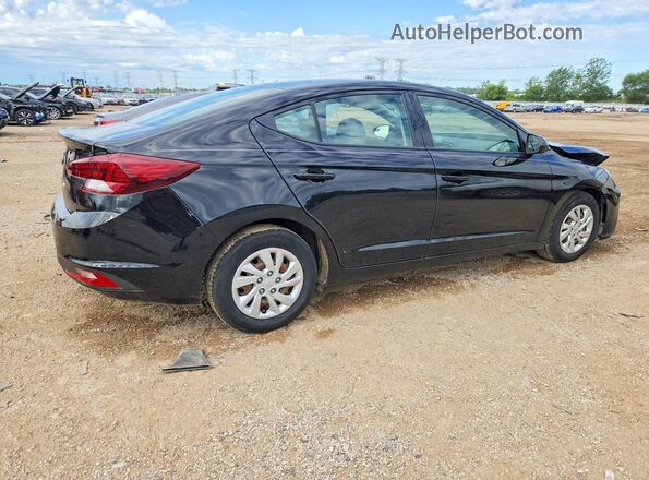 5NPD74LF7KH400129 2019 HYUNDAI ELANTRA Черный Задняя правая четверть