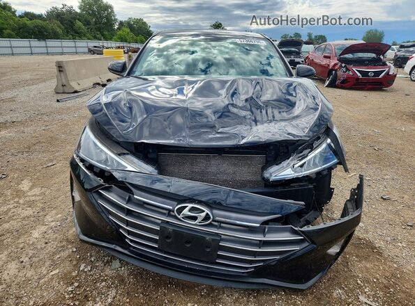 5NPD74LF7KH400129 2019 HYUNDAI ELANTRA Черный Вид спереди