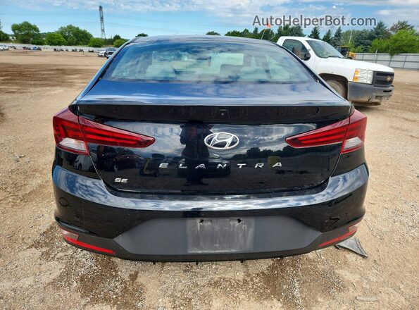 5NPD74LF7KH400129 2019 HYUNDAI ELANTRA Черный Вид сзади