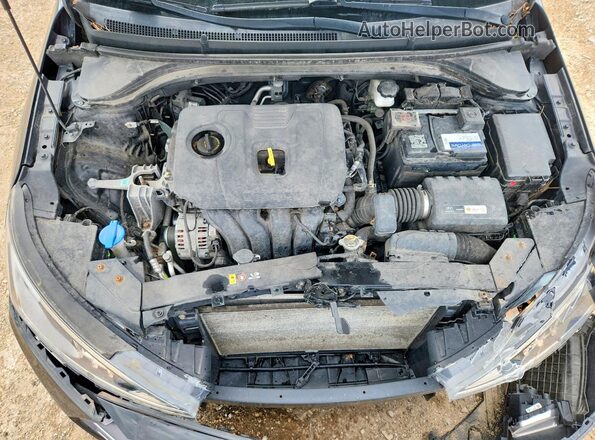 5NPD74LF7KH400129 2019 HYUNDAI ELANTRA Черный Вид задней части салона