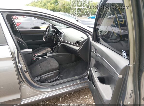 5NPD74LF7KH405122 2019 HYUNDAI ELANTRA Gray Widok wnętrza z przodu