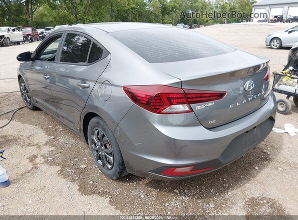 5NPD74LF7KH405122 2019 HYUNDAI ELANTRA Gray Tył lewy