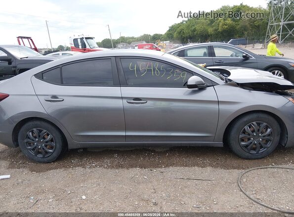 5NPD74LF7KH405122 2019 HYUNDAI ELANTRA Gray Widok wnętrza z tyłu