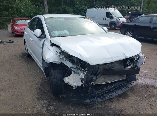 5NPD74LF7KH407016 2019 HYUNDAI ELANTRA White Vista frontal