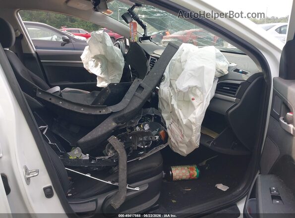 5NPD74LF7KH407016 2019 HYUNDAI ELANTRA White Vista interior delantera