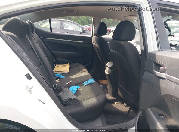 5NPD74LF7KH407016 2019 HYUNDAI ELANTRA White Vista de la etiqueta del VIN