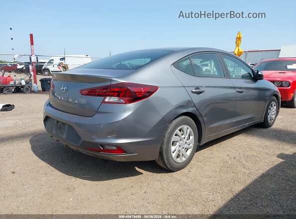 5NPD74LF7KH456023 2019 HYUNDAI ELANTRA Gray Հետևի աջ